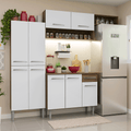 Cocina Integral Emilly 2.30 Metros Marrón/Blanco 18