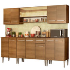 Cocina Integral Emilly Smile 2.30 Metros Marrón