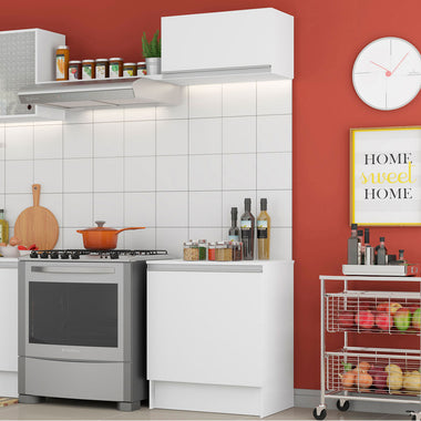 Kit Mueble de Cocina Superior y Mueble Bajo Topazio 60 cm
