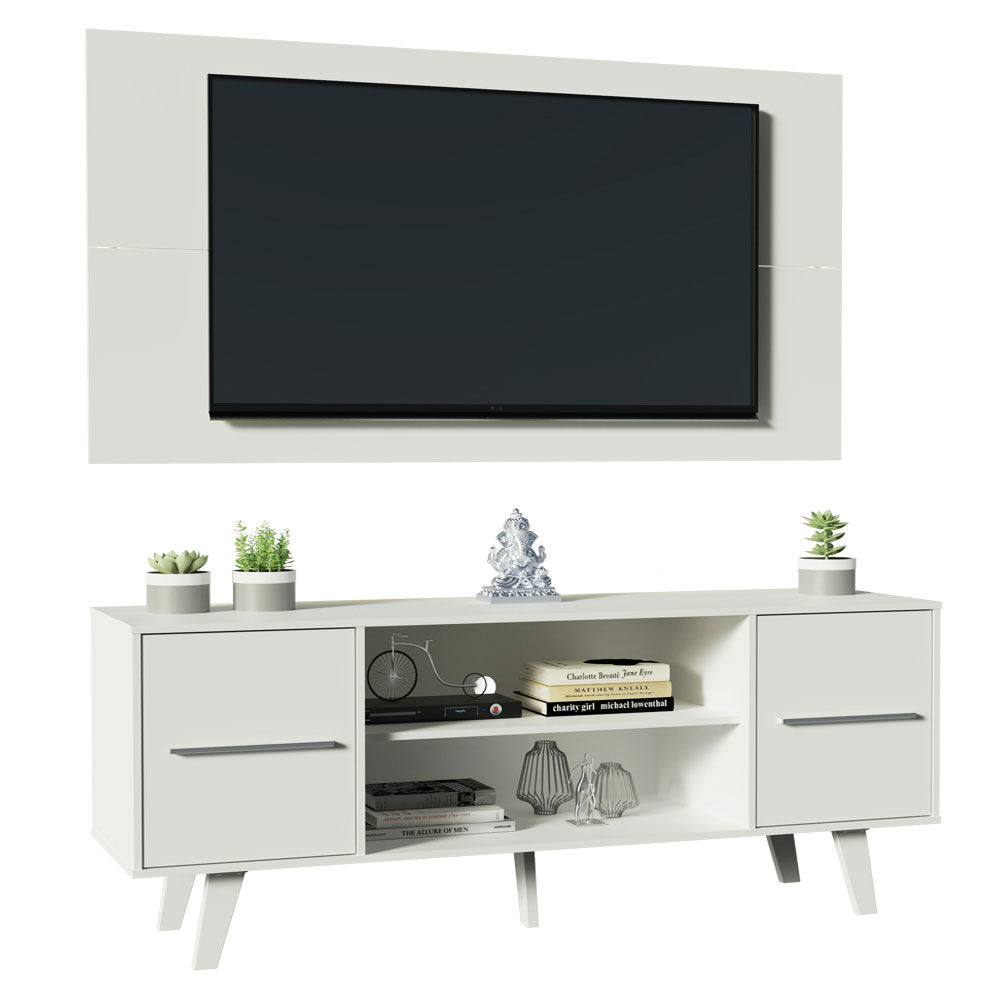 Centro Entretenimiento para TV Copenhagen Mesa y Panel Hasta 55 Pulgds
