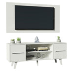 Centro Entretenimiento para TV Copenhagen Mesa y Panel Hasta 55 Pulgds