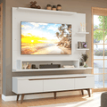 Centro de Entretenimiento para TV Reims Mesa y Panel Hasta 60 Pulgadas Blanco