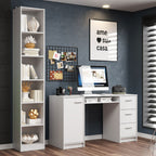 Escritorio de Oficina Alaska + Mueble Estante Librero
