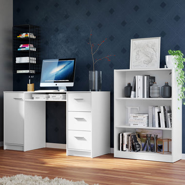 Escritorio de Oficina Alaska + Mueble Estante Librero