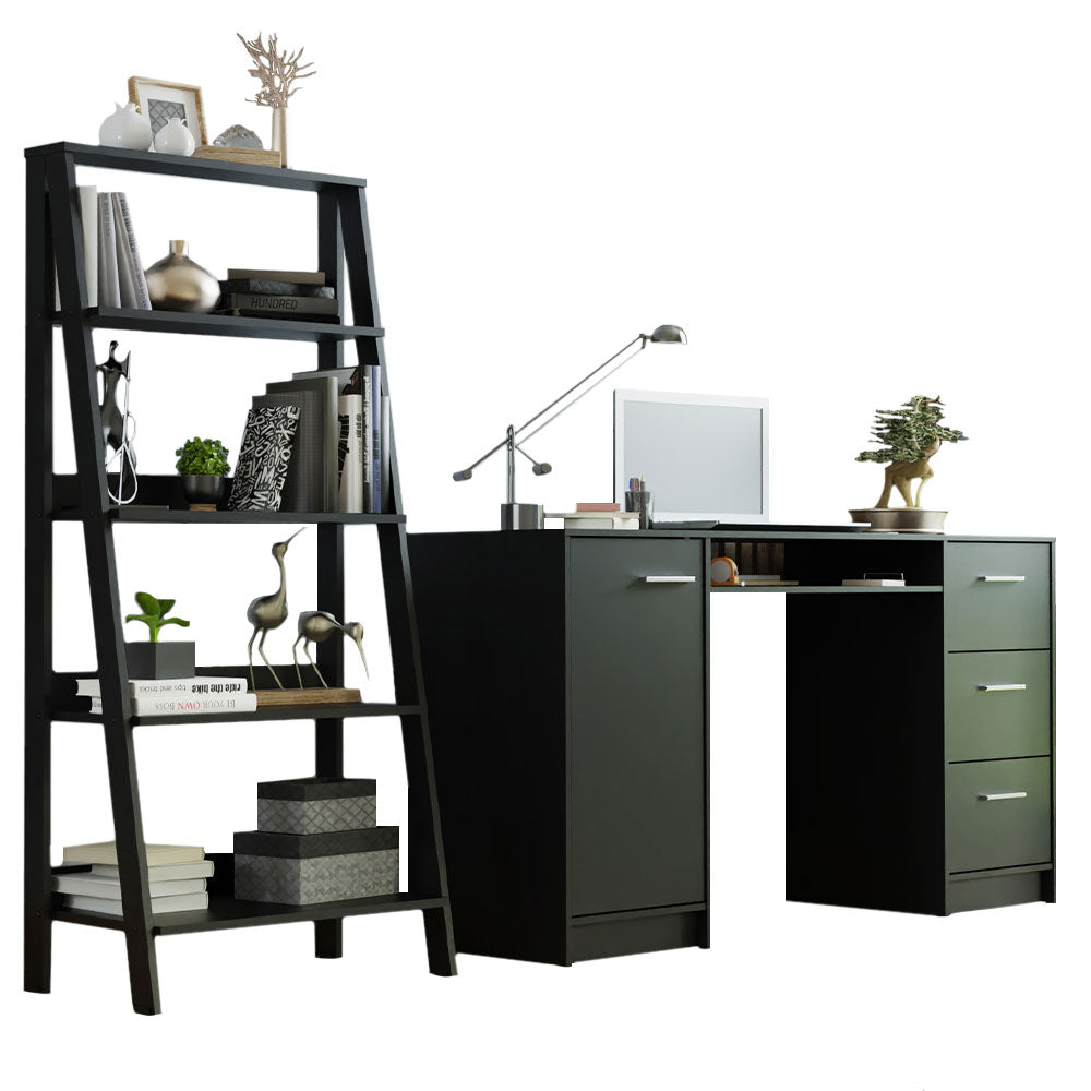 Escritorio de Oficina Alaska + Mueble Estante Librero