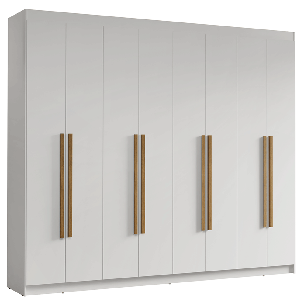 Closet Venus 8 Puertas 4 Cajones 2 Barrales Blanco