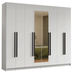 Closet Venus 8 Puertas 4 Cajones 2 Espejos Blanco