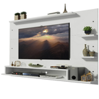 Centro de Entretenimiento Panel para TV Alfa Hasta 60 Pulgadas Blanco
