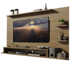 Centro de Entretenimiento Panel para TV Alfa Hasta 60 Pulgadas Marrón