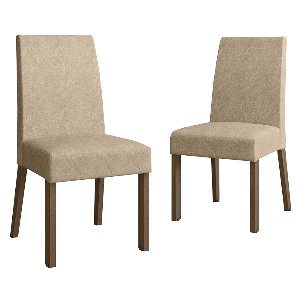 Kit 2 Sillas de Comedor Madesa 4255 Imperial