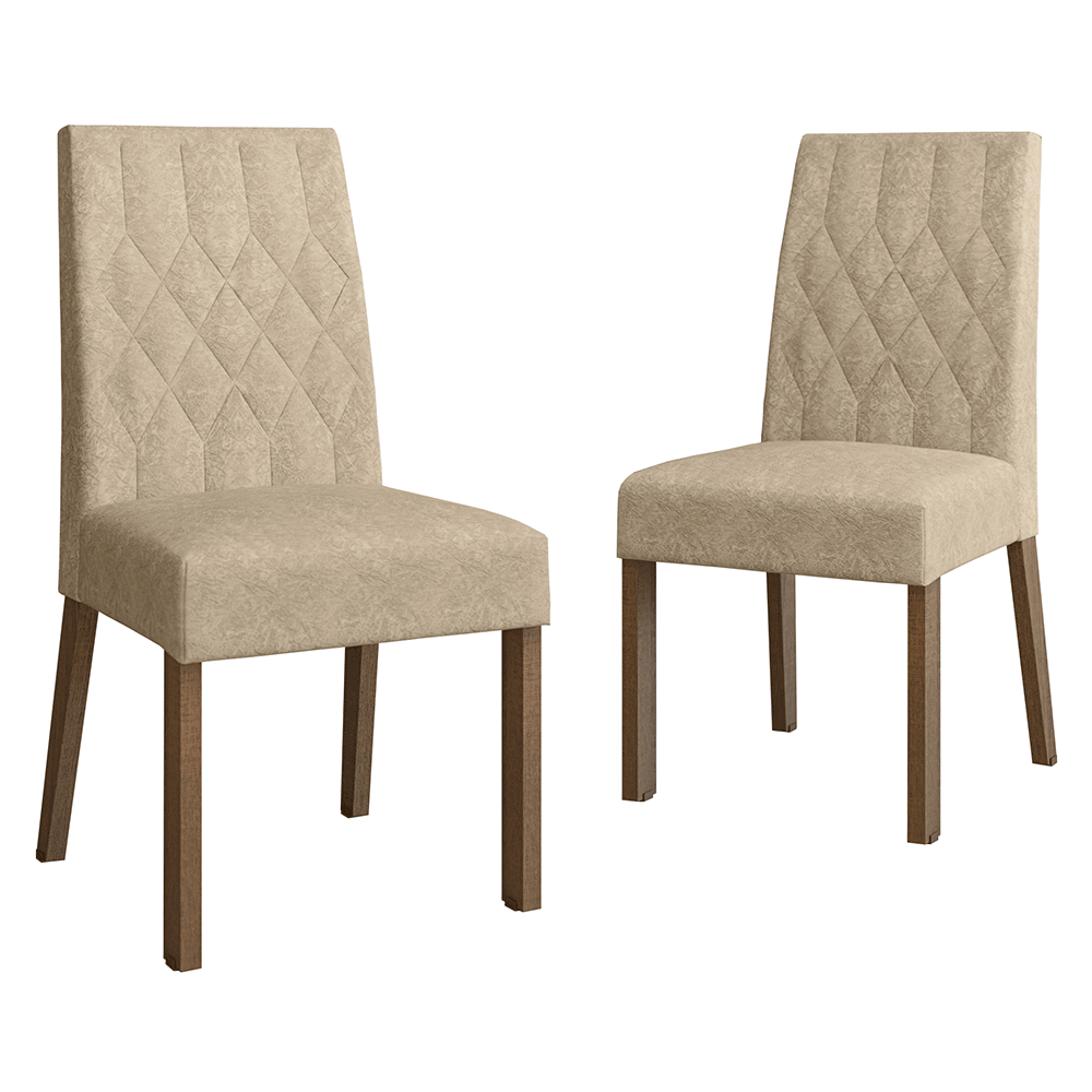 Kit 2 Sillas de Comedor Madesa 4256 Imperial