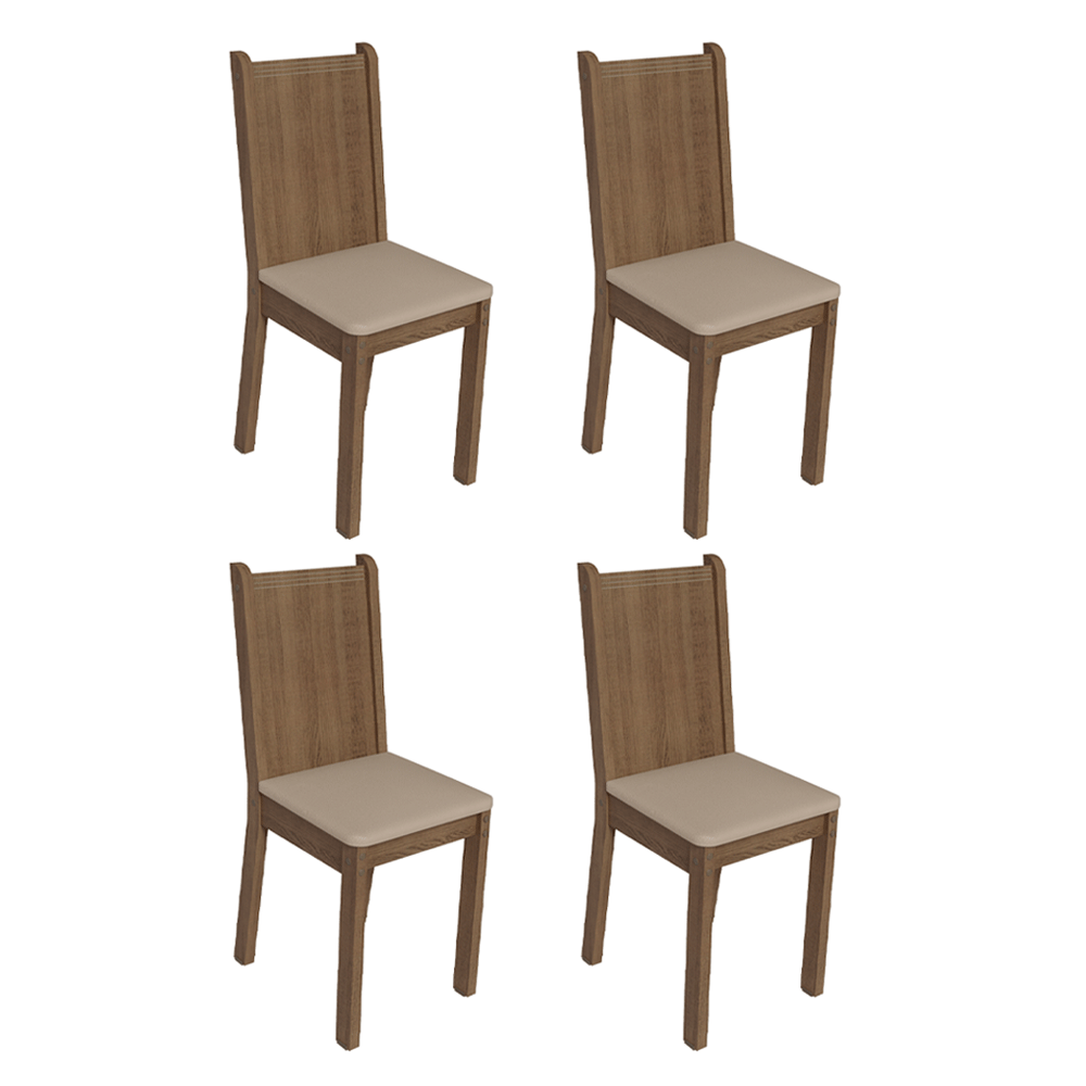 Kit de 4 Sillas de Comedor 4290