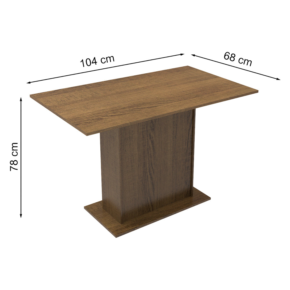 Mesa de Comedor Rectangular 4 Puestos
