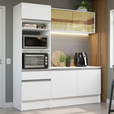 Cocina Integral Diamante 1.80 m con Encimera Blanco