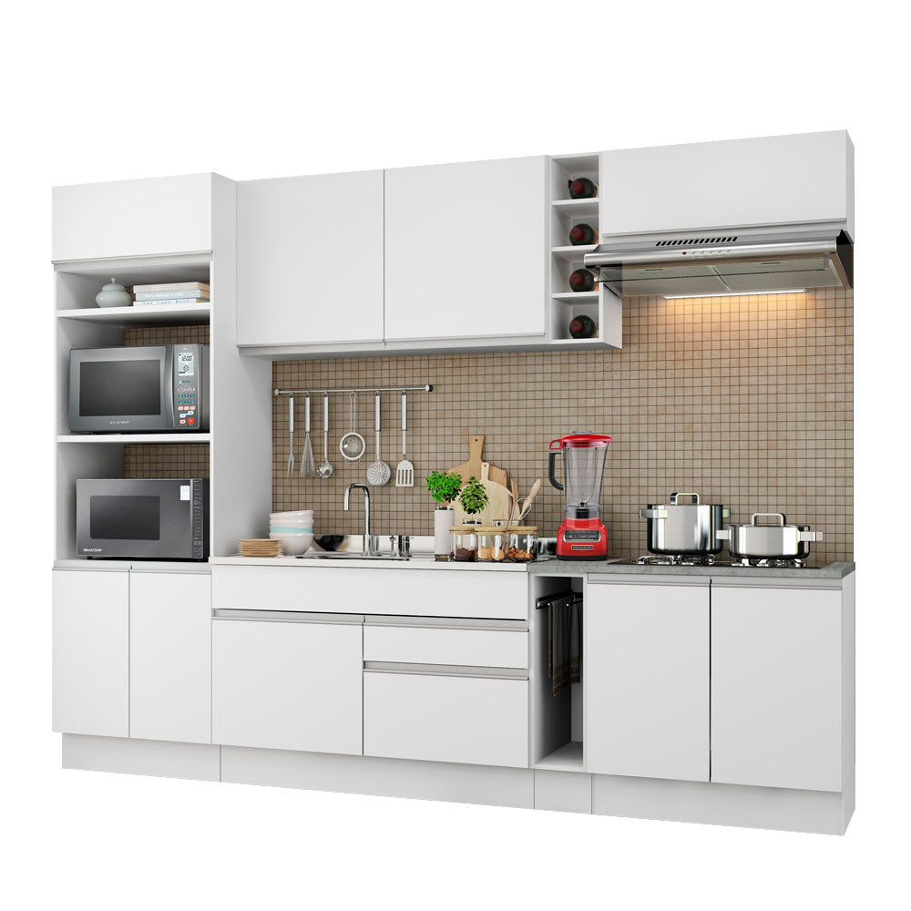 Cocina Integral Vicenza 2.90 Metros Blanco