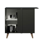 Mueble de Cocina Bajo de Esquina Reims 1 Puerta Negro