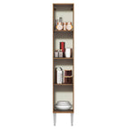 Mueble de Cocina Armario Vertical Emilly 2 Puertas Marrón