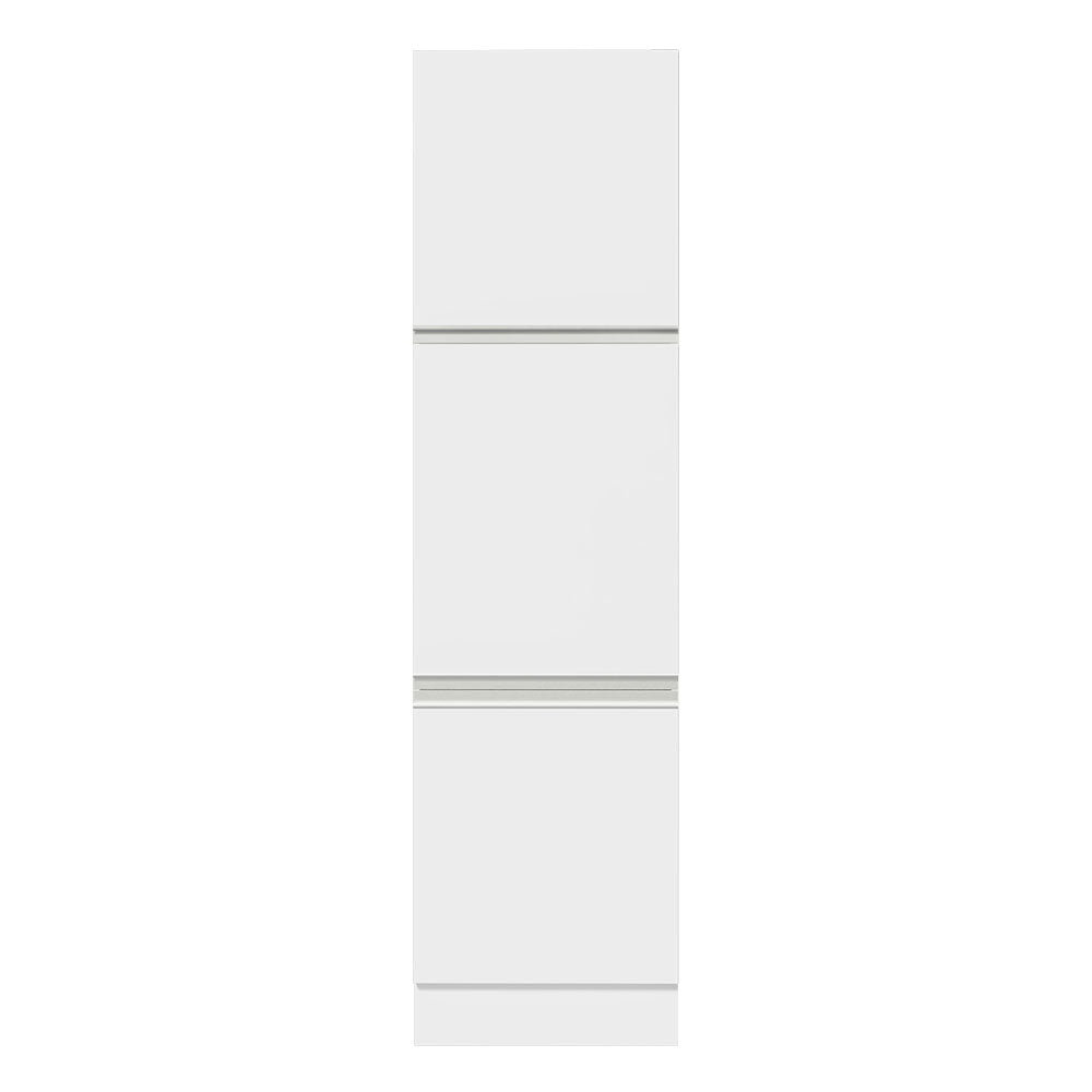 Mueble de Cocina Armario Vertical Glamy 3 Puertas Blanco