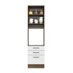 Mueble de Cocina para Hornos Agata 60 cm Marrón/Blanco