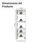 Mueble de Cocina para Hornos Reims 70 cm