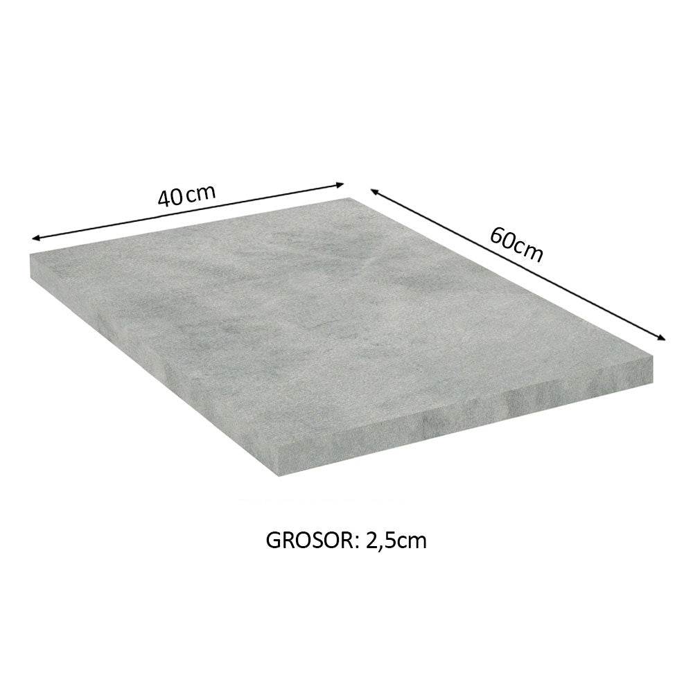 Mesón para Mueble de Cocina 40 cm x 60 cm Gris