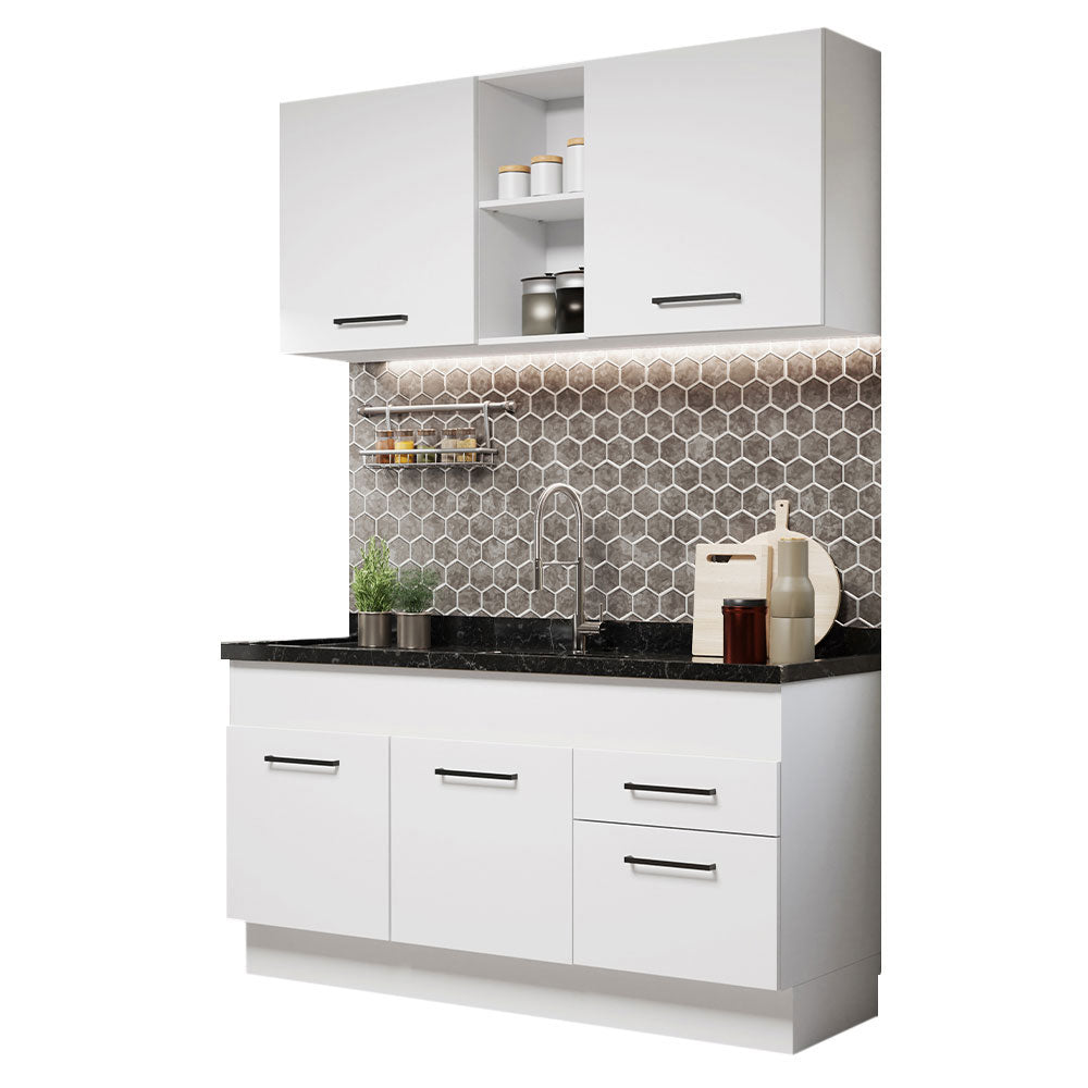 Cocina Integral Agata 1.50 Metros Blanco 02