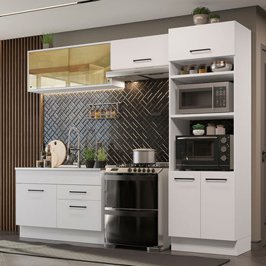 Cocina Integral Agata 2.70 Metros Blanco 05