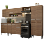Cocina Integral Emilly 2.90 Metros Marrón 01