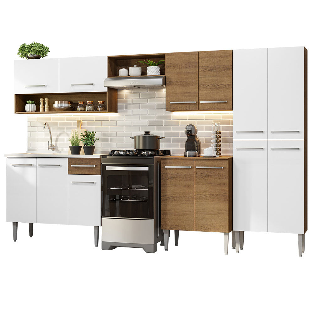 Cocina Integral Emilly 2.90 m con Mesón de Acero 09
