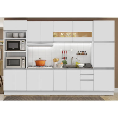 Cocina Integral Olimpia 3.30 Metros Blanco