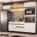 Cocina Integral Reims 2.60 m con Encimera Blanco 01