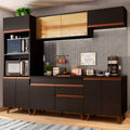 Cocina Integral Reims 2.60 m con Encimera Negro 02