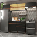 Cocina Integral Reims 2.60 m con Encimera Negro 03
