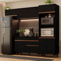 Cocina Integral Reims 2.60 m con Encimera Negro 08