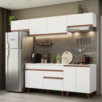 Cocina Integral Reims 2.60 m con Encimera Blanco 10