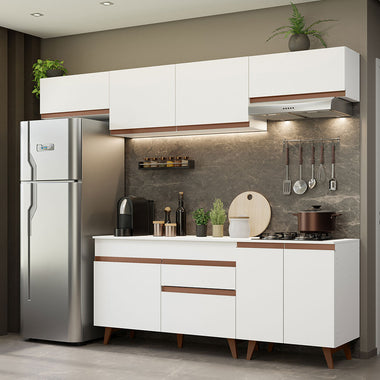 Cocina Integral Reims 2.60 m con Encimera Blanco 10