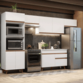 Cocina Integral Reims 3.30 m con Encimera Blanco 01