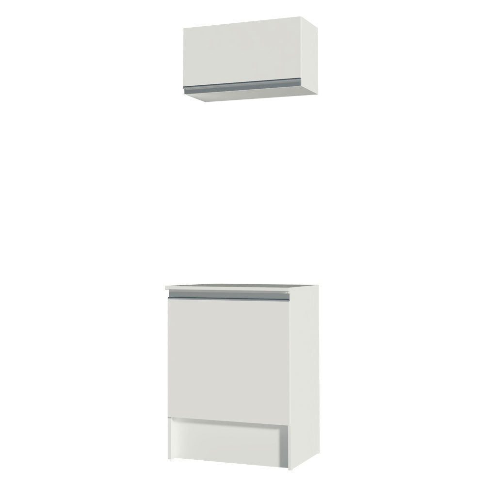 Kit Mueble de Cocina Superior y Mueble Bajo Topazio 60 cm