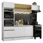 Cocina Integral Diamante 2.40 m con Encimera Blanco 02
