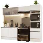 Cocina Integral Topazio 2.60 m con Encimera Blanco
