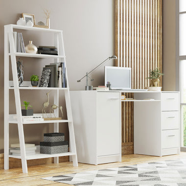 Escritorio de Oficina Alaska + Mueble Estante Librero