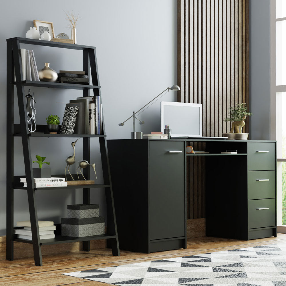 Escritorio de Oficina Alaska + Mueble Estante Librero