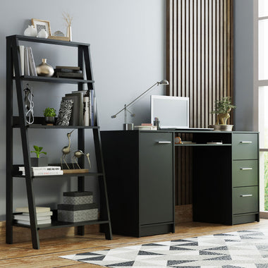 Escritorio de Oficina Alaska + Mueble Estante Librero