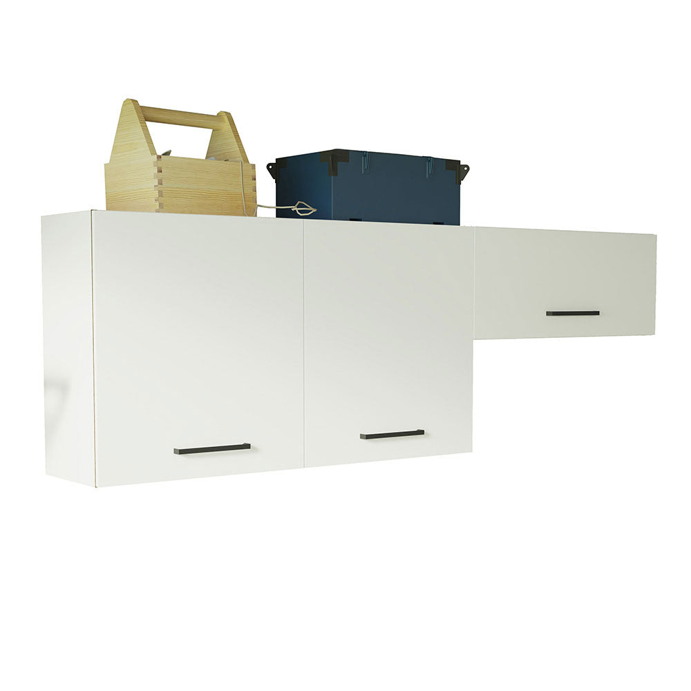 Kit 2 Gabinetes Superior de Almacenamiento para Garaje Multiuso 200 cm