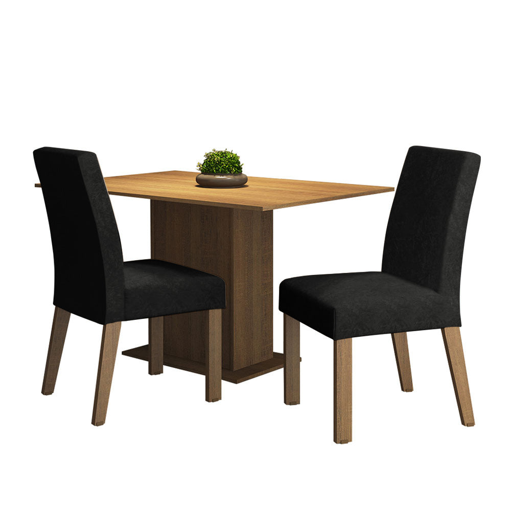 Juego de Comedor Manu con 2 Sillas Oxford