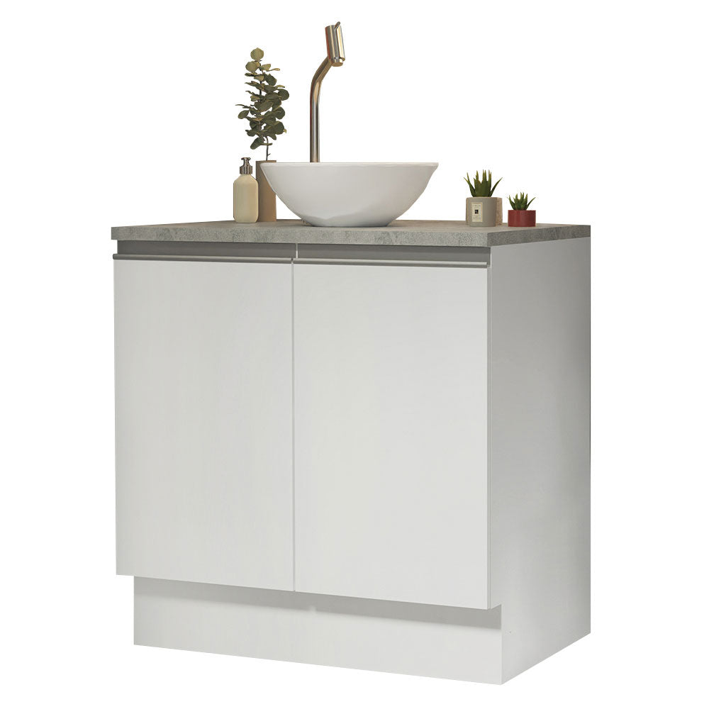 Mueble para Baños 80 cm 2 Puertas con Encimera