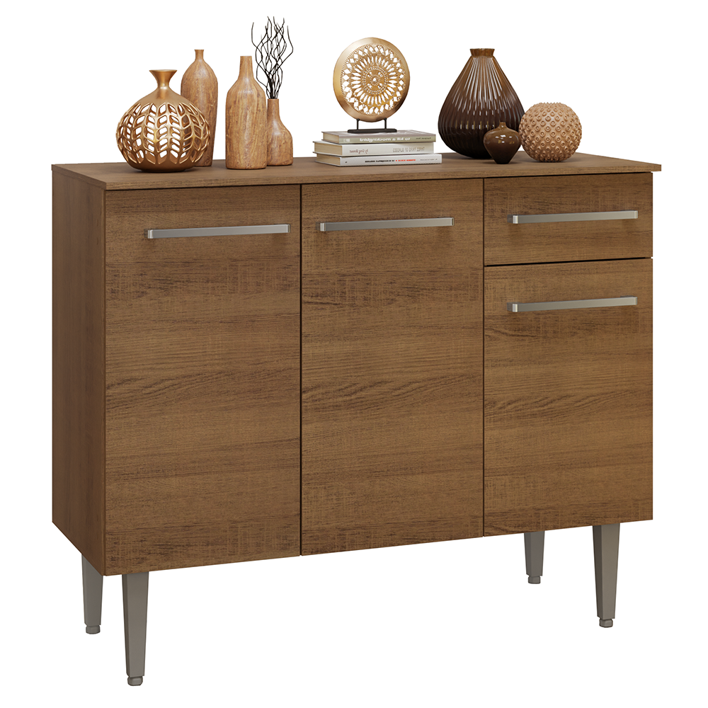 Buffet Aparador Vajillero Madesa 105 cm Marrón