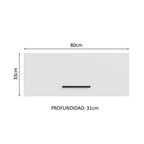 Gabinete Superior de Almacenamiento para Garaje Multiuso 80 cm