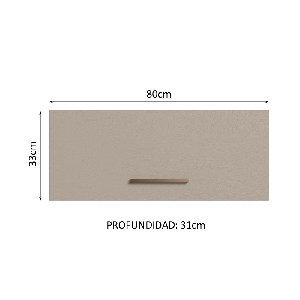 Gabinete Superior de Almacenamiento para Garaje Multiuso 80 cm