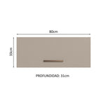 Gabinete Superior de Almacenamiento para Garaje Multiuso 80 cm